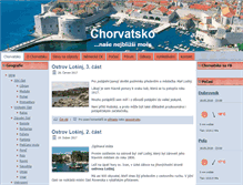 Tablet Screenshot of chorvatsko-web.cz